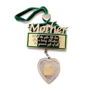 Mothers Day 2008 Ornament With Velvet Ribbon & Heart Charm By Things Remembered